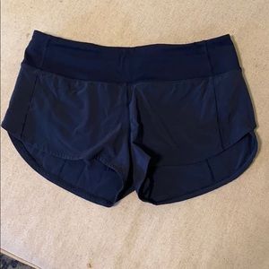 Lululemon Speed Up Shorts True Navy Size 4